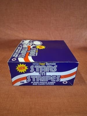 1990 Stars' n Stripes NFL 1st Edition - 24 Sealed Boxes - Jerry Rice - Moon ++ - Thumbnail 10