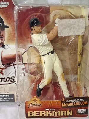 McFarlane MLB Series 4 Lance Berkman Houston Astros NEW - Thumbnail 2