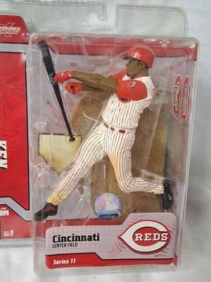 Ken Griffey Jr Action Figure 2005 Cincinnati Reds McFarlane MLB Series 11 (NIB) - Thumbnail 2