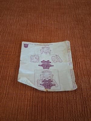 STARSCREAM Transformers Armada McDonald's Happy Meal Fast Food 2002 - Thumbnail 3