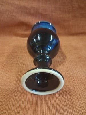 VTG Chalice Goblet 1997 King Richard’s Faire Renaissance Fest Blue/Black RARE - Thumbnail 6