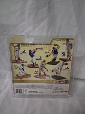 McFarlane Series 6 Luis Gonzalez Arizona Diamondbacks Home Purple Pinstripes NIB - Thumbnail 4