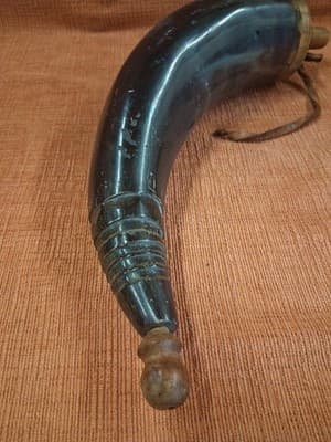Vintage Large Viking Drinking Horn Beer Mug Tankard Norse Medieval Style - Thumbnail 8