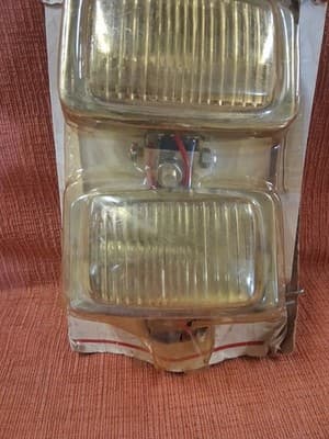 1986 Allison Clear Twin Auxiliary Lights New Old Stock Brand New In Package! - Thumbnail 3