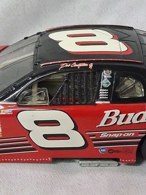 2001 Dale Earnhardt Jr #8 Budweiser Chevy Monte Carlo NASCAR Diecast Car - Thumbnail 4