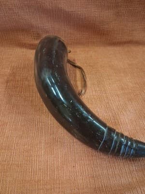 Vintage Large Viking Drinking Horn Beer Mug Tankard Norse Medieval Style - Thumbnail 10