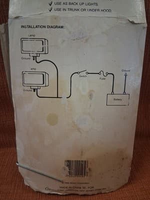 1986 Allison Clear Twin Auxiliary Lights New Old Stock Brand New In Package! - Thumbnail 6