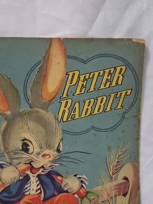 Vintage 1938 Peter Rabbit Children's Storybook - Thumbnail 3