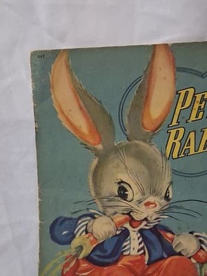 Vintage 1938 Peter Rabbit Children's Storybook - Thumbnail 4
