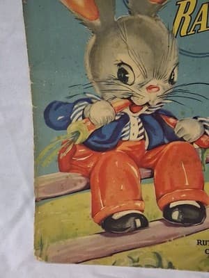 Vintage 1938 Peter Rabbit Children's Storybook - Thumbnail 5