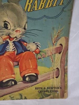 Vintage 1938 Peter Rabbit Children's Storybook - Thumbnail 2
