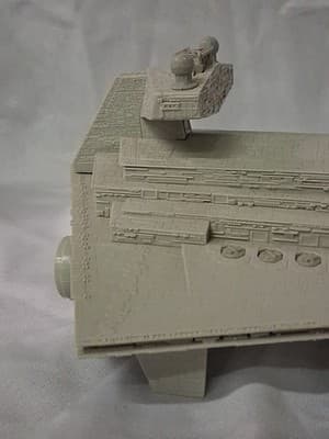 Star Wars Imperial Star Destroyer Electronic Model Revell Snap Tite - Untested - Thumbnail 4