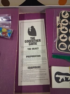 The Godfather Game 1971 Adult Family Board Game by Family Games Vintage - Thumbnail 5
