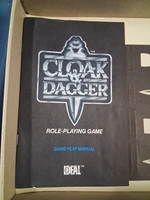 Rare | Vintage 1984 Cloak & Dagger Role Playing Board Game by Ideal - Well Kept - Thumbnail 8