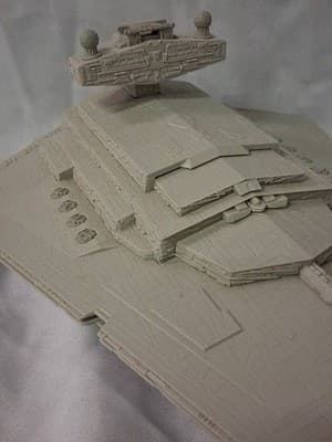 Star Wars Imperial Star Destroyer Electronic Model Revell Snap Tite - Untested - Thumbnail 3