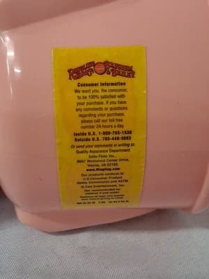 Vtg Ringling Bros Barnum & Bailey Circus Juliette Pink Elephant Plastic Mug Cup - Thumbnail 5
