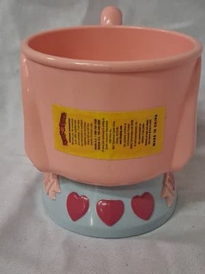 Vtg Ringling Bros Barnum & Bailey Circus Juliette Pink Elephant Plastic Mug Cup - Thumbnail 3