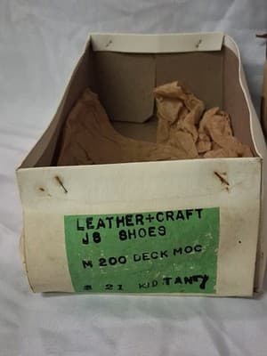 Vintage Handmade Hard Sole Slipper moccasin Size 7 GREAT CONDITION With Box - Thumbnail 11