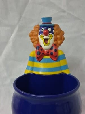 Ringling Bros Barnum & Bailey Circus Clown Cup Mug Souvenir Trinket Pen Holder - Thumbnail 2