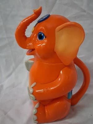 Ringling Bros Circus The Greatest Show on Earth Souvenir Orange Elephant Cup - Thumbnail 2