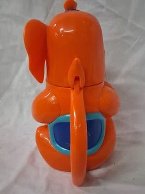 Ringling Bros Circus The Greatest Show on Earth Souvenir Orange Elephant Cup - Thumbnail 3