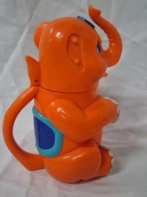 Ringling Bros Circus The Greatest Show on Earth Souvenir Orange Elephant Cup - Thumbnail 4
