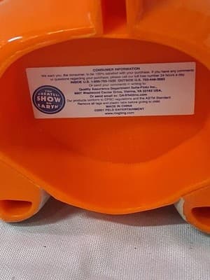 Ringling Bros Circus The Greatest Show on Earth Souvenir Orange Elephant Cup - Thumbnail 5