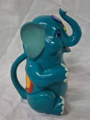 Barnum & Bailey Circus Greatest Show On Earth Blue Elephant Plastic Flip-Top Mug - Thumbnail 2