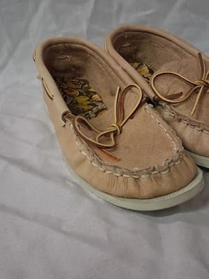 Vintage Handmade Hard Sole Slipper moccasin Size 8.5 GREAT CONDITION With Box - Thumbnail 3