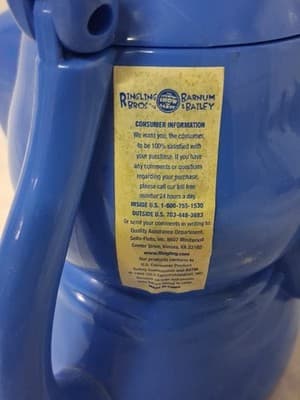 The Greatest Show On Earth Ringling Bros. ELEPHANT Mug Cup Hinged Lid - Thumbnail 5