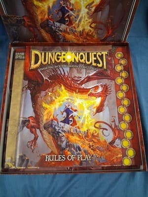 DungeonQuest by Fantasy Flight Games Staff (2010, Game) Like New Exc See Photos - Thumbnail 3