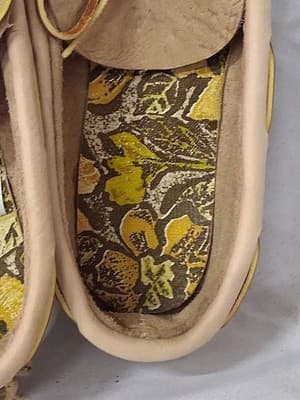 Vintage Handmade Hard Sole Slipper moccasin Size 8.5 GREAT CONDITION With Box - Thumbnail 6