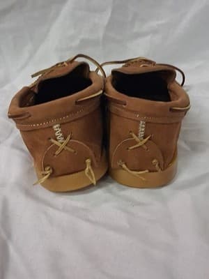 Vintage Handmade Hard Sole Slipper moccasin Size 9 GREAT CONDITION With Box - Thumbnail 6