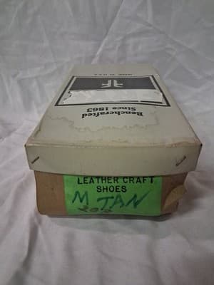 Vintage Handmade Hard Sole Slipper moccasin Size 8.5 GREAT CONDITION With Box - Thumbnail 13