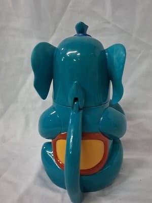 Barnum & Bailey Circus Greatest Show On Earth Blue Elephant Plastic Flip-Top Mug - Thumbnail 4