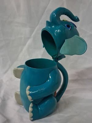 Barnum & Bailey Circus Greatest Show On Earth Blue Elephant Plastic Flip-Top Mug - Thumbnail 5