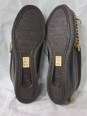 Vintage Handmade Hard Sole Slipper moccasin Size 7.5 GREAT CONDITION With Box - Thumbnail 8