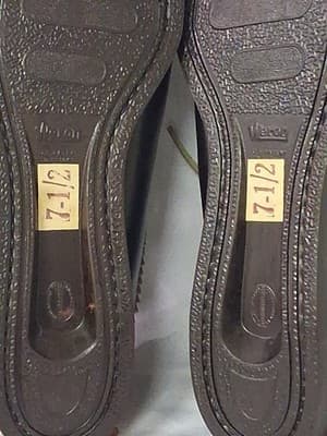 Vintage Handmade Hard Sole Slipper moccasin Size 7.5 GREAT CONDITION With Box - Thumbnail 9