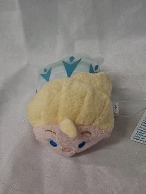 Disney TSUM TSUM Elsa and Anna NWT Genuine Set of 2 NOS W/ TAGS 3.5" - Thumbnail 2