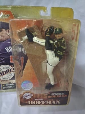 Mcfarlane 2003 MLB Trevor Hoffman Series 4 San Diego Padres CAMO CHASE Dmg Box - Thumbnail 2