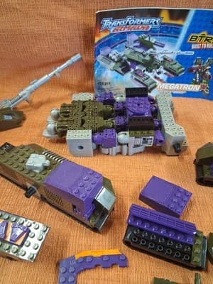 Built to Rule Hasbro Transformers Armada Megatron Building Set As Is - Thumbnail 10
