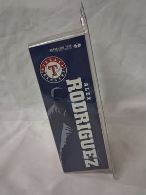 McFarlane 2004 Alex Rodriguez Texas Rangers series 8 (variant gray jersey) NEW - Thumbnail 3