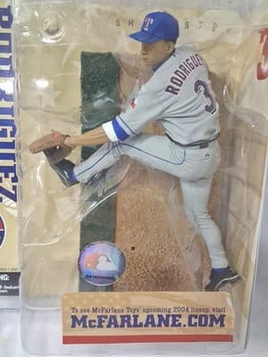 McFarlane 2004 Alex Rodriguez Texas Rangers series 8 (variant gray jersey) NEW - Thumbnail 2