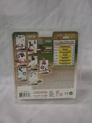 McFarlane MLB 31 Clayton Kershaw LA Dodgers White Jersey Debut RC Figure 2013 - Thumbnail 4