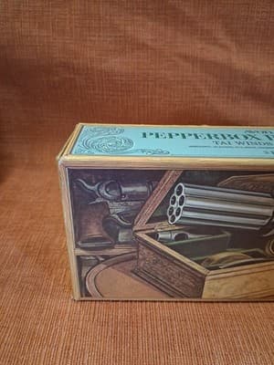 Pepperbox Pistol - 1850 Antique Avon Perfume Bottle NIB - Thumbnail 2
