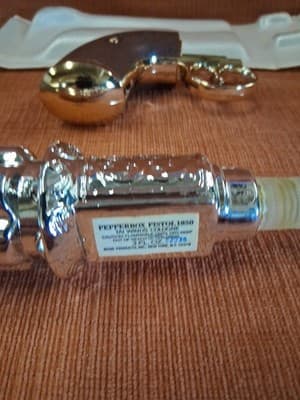 Pepperbox Pistol - 1850 Antique Avon Perfume Bottle NIB - Thumbnail 11