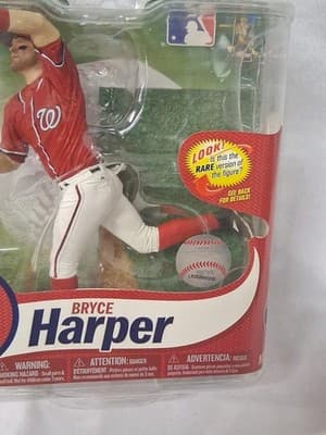 McFarlane Toys MLB 31 BRYCE HARPER Washington Nationals Figure Red Jersey - Thumbnail 2