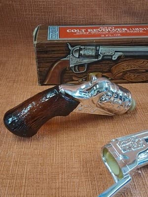 Vintage Avon Colt Revolver 1851 Wild Country After shave 3 FL. OZ With Box - Thumbnail 6