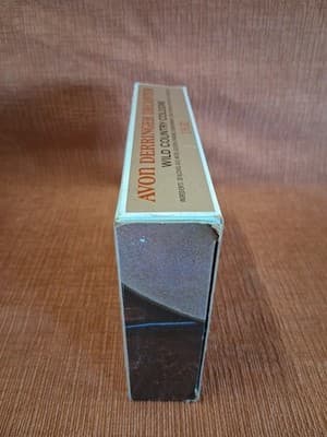 AVON DERRINGER DECANTER Deep Woods Cologne Empty In Box Double Barrel Pistol - Thumbnail 4
