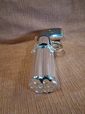 Pepperbox Pistol - 1850 Antique Avon Perfume Bottle No Box Empty - Thumbnail 4